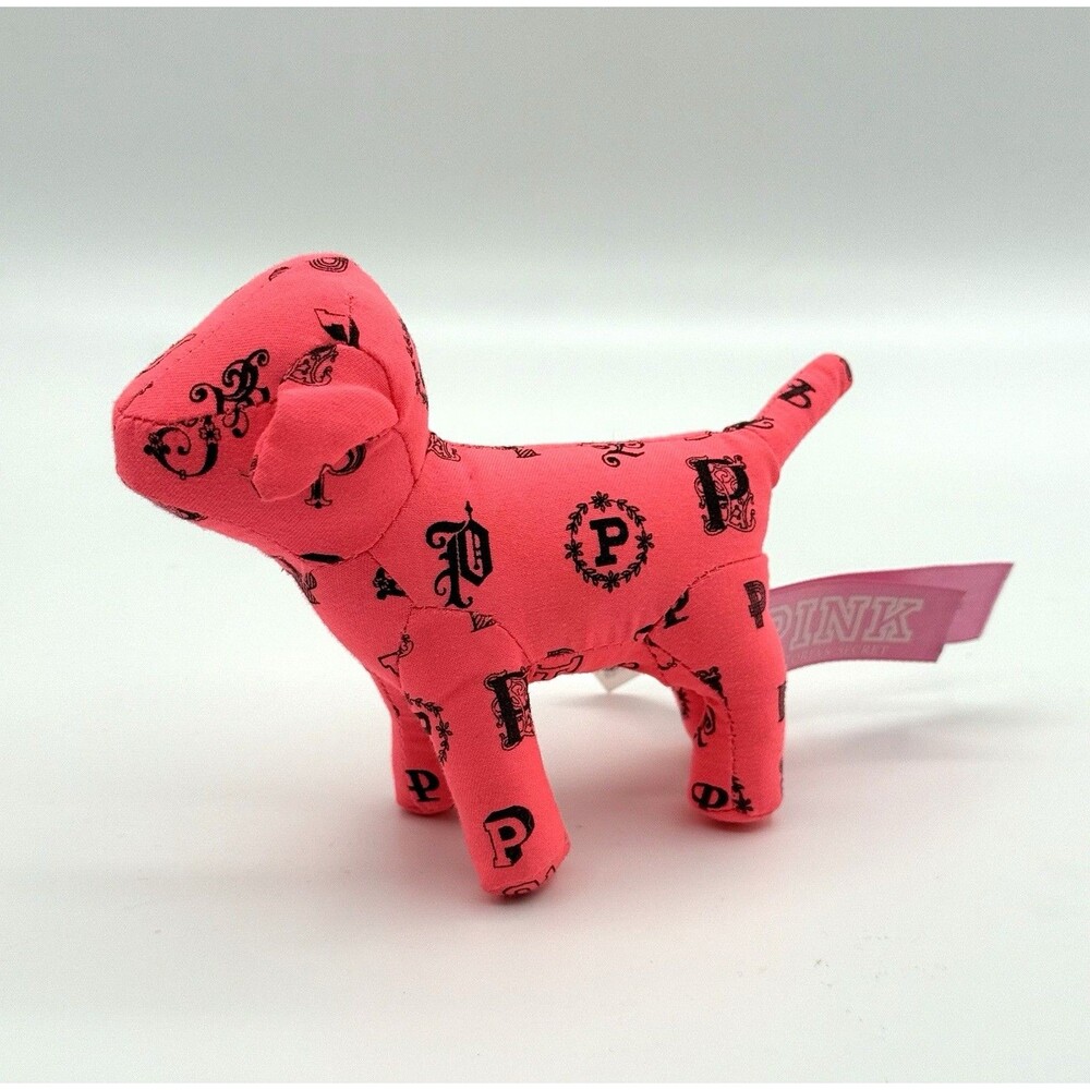 Victoria’s‎ Secret PINK Rare Love PINK 86 Mini Plush Collectible Dog